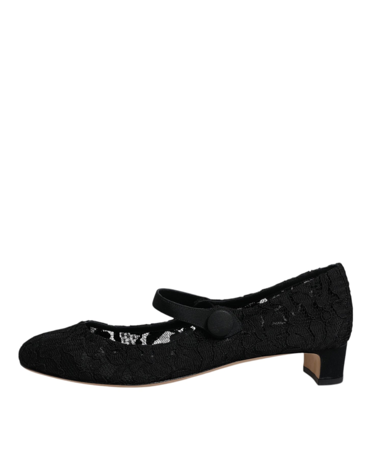 Escarpins à lacets noirs Mary Jane Taormina de Dolce &amp; Gabbana