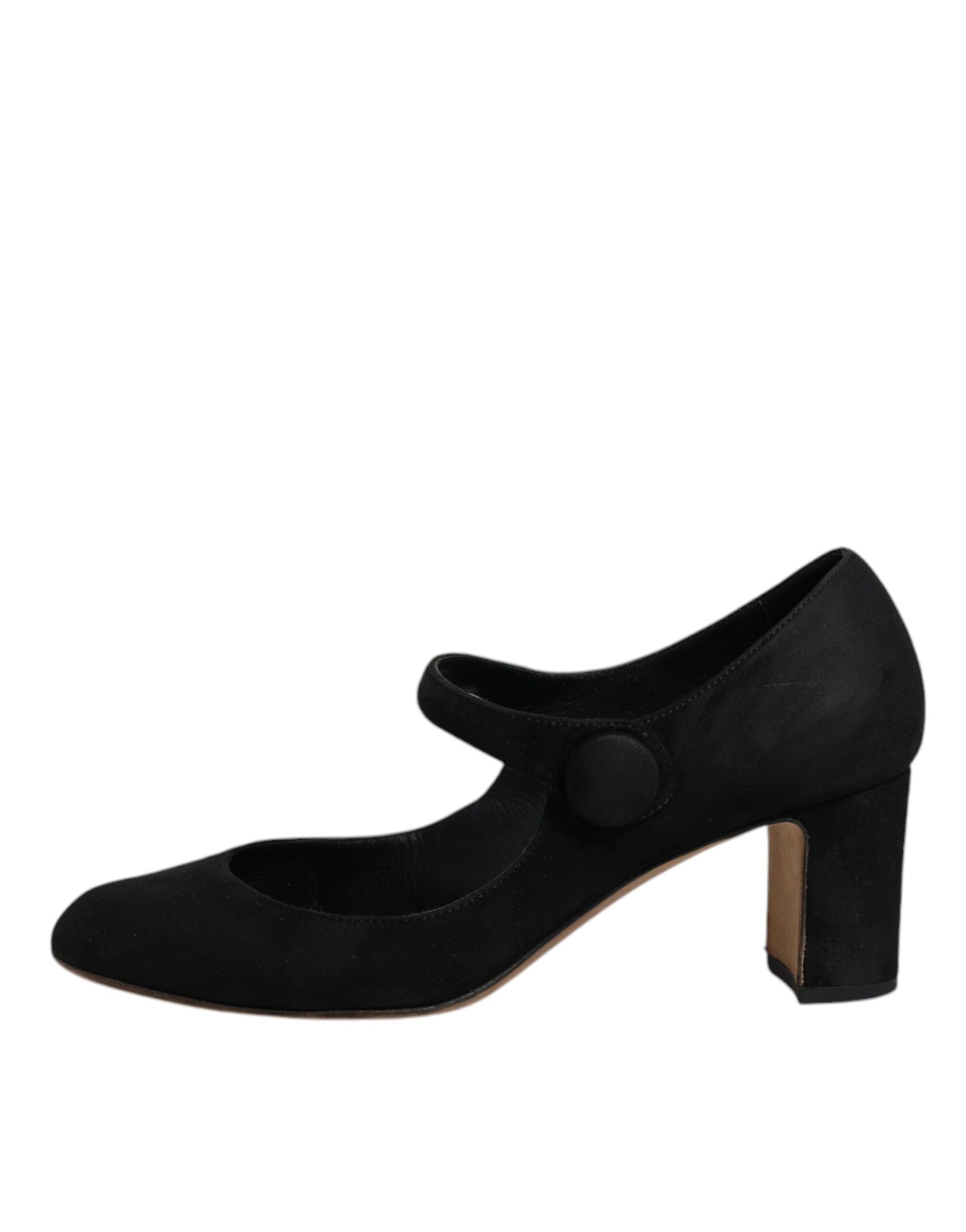 Escarpins à talons en daim noir Dolce &amp; Gabbana KEIRA