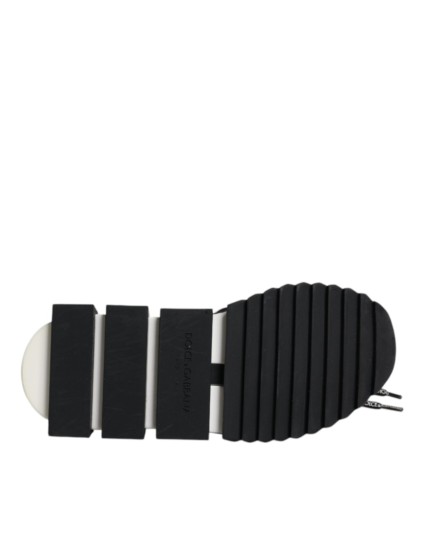 Dolce & Gabbana Black White Logo Sorrento Sneakers Shoes by Dolce & Gabbana