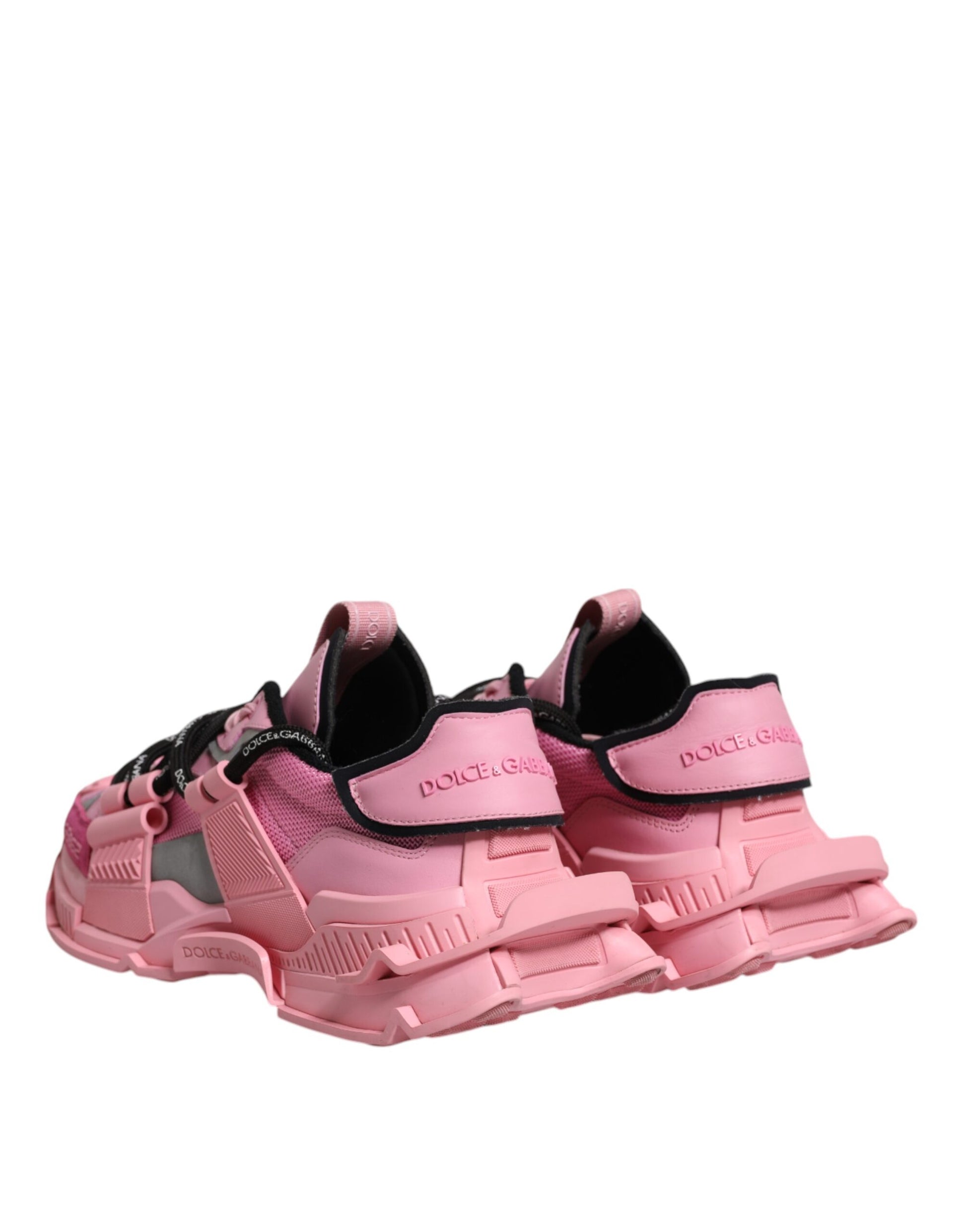 Dolce & Gabbana Pink Low Top Space Women Sneakers Shoes by Dolce & Gabbana