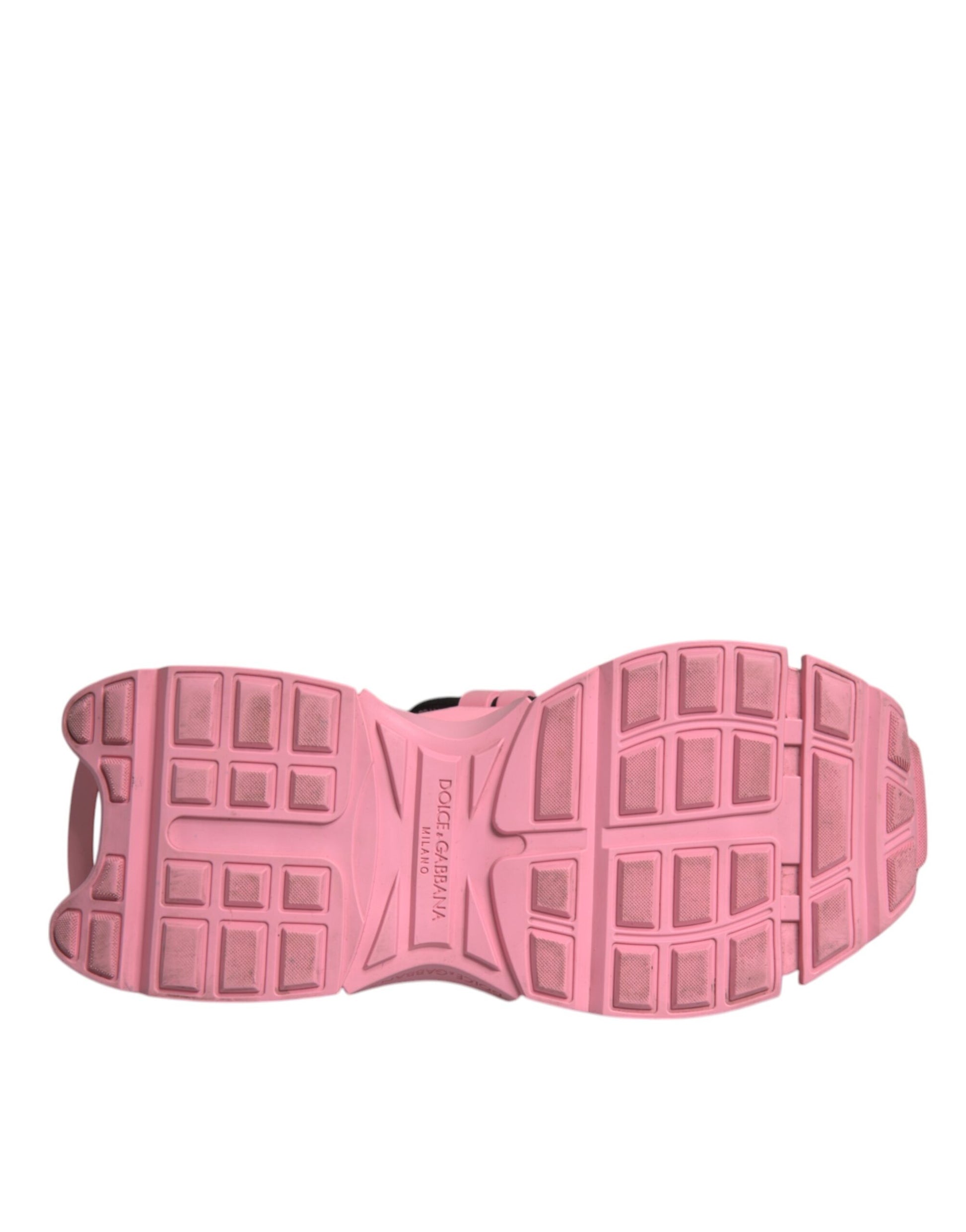 Dolce & Gabbana Pink Low Top Space Women Sneakers Shoes by Dolce & Gabbana