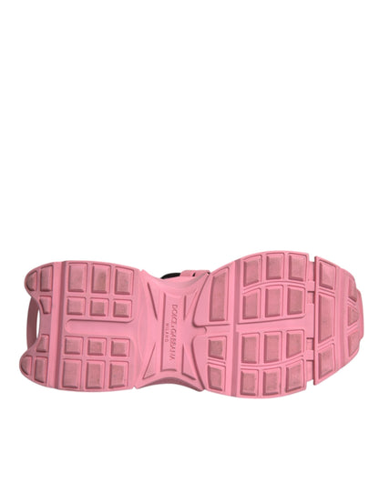 Dolce & Gabbana Pink Low Top Space Women Sneakers Shoes by Dolce & Gabbana