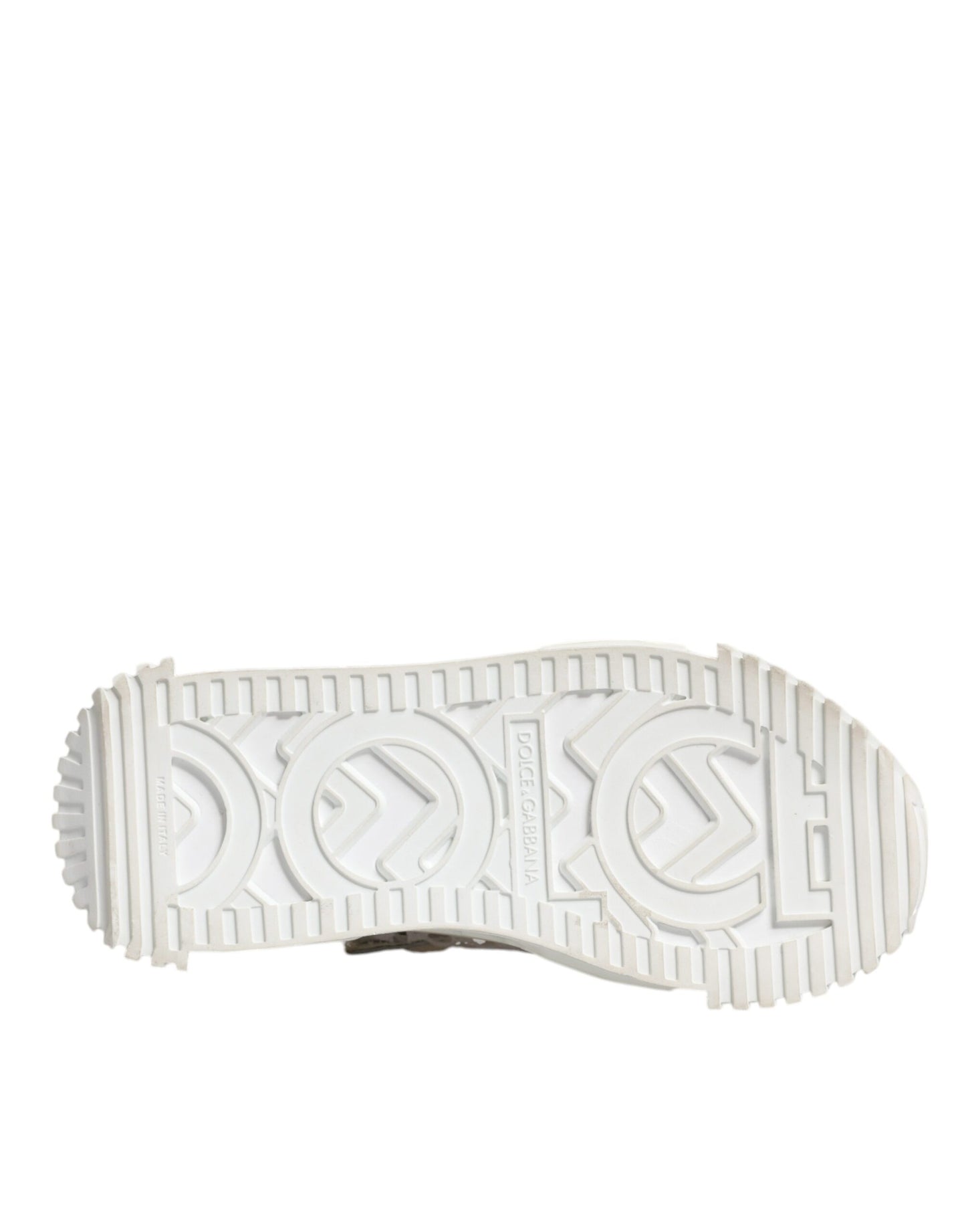 Dolce & Gabbana White Mesh NS1 Low Top Sports Sneaker Shoes by Dolce & Gabbana