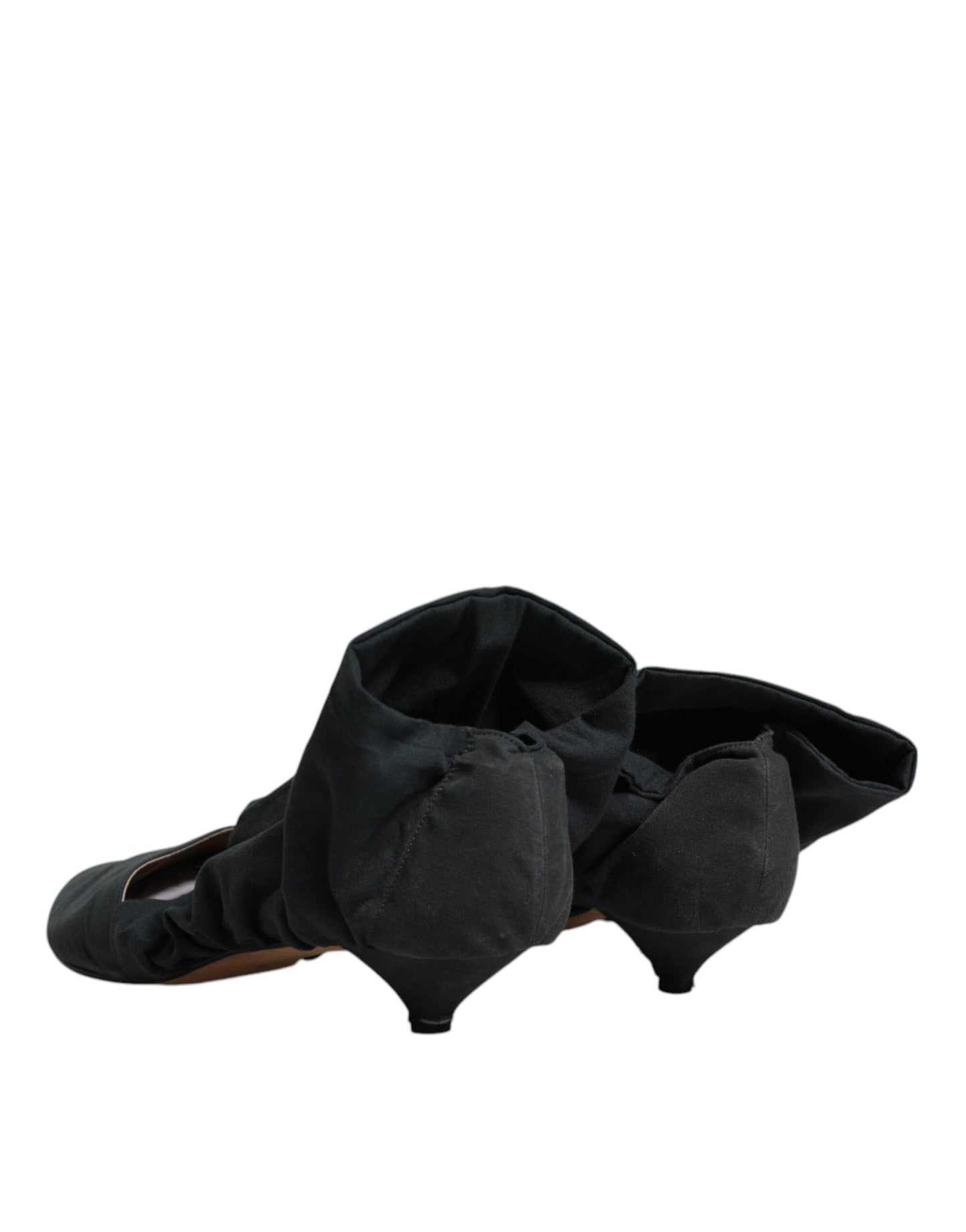 Dolce & Gabbana Green Cotton Sock Style Ankle Boots Shoes by Dolce & Gabbana