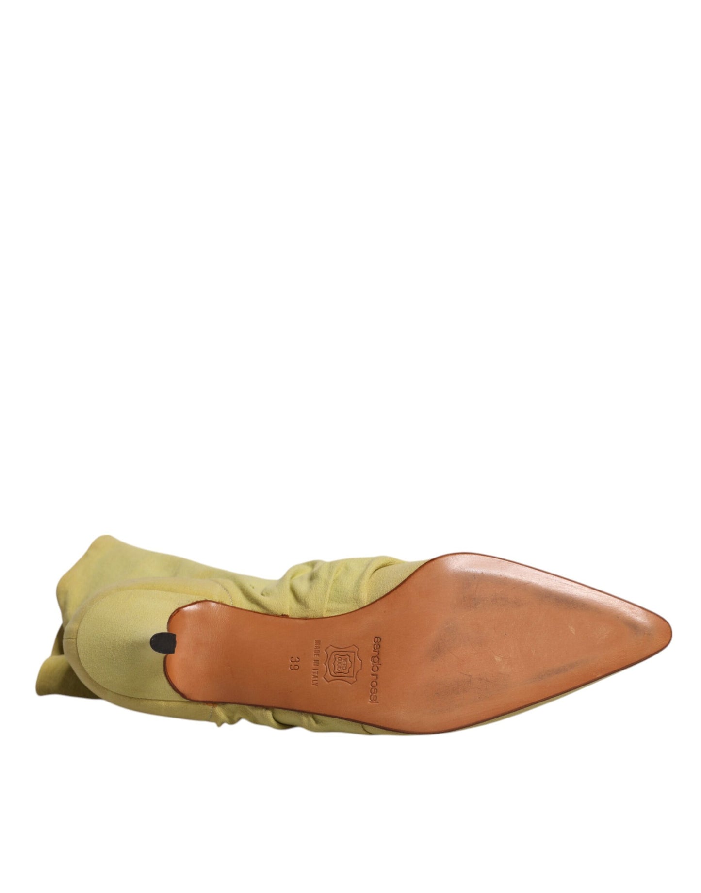 Dolce & Gabbana Green Sock Style Heels Ankle Boots Shoes by Dolce & Gabbana