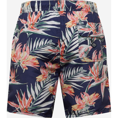 Maillot de bain Superdry en polyester bleu