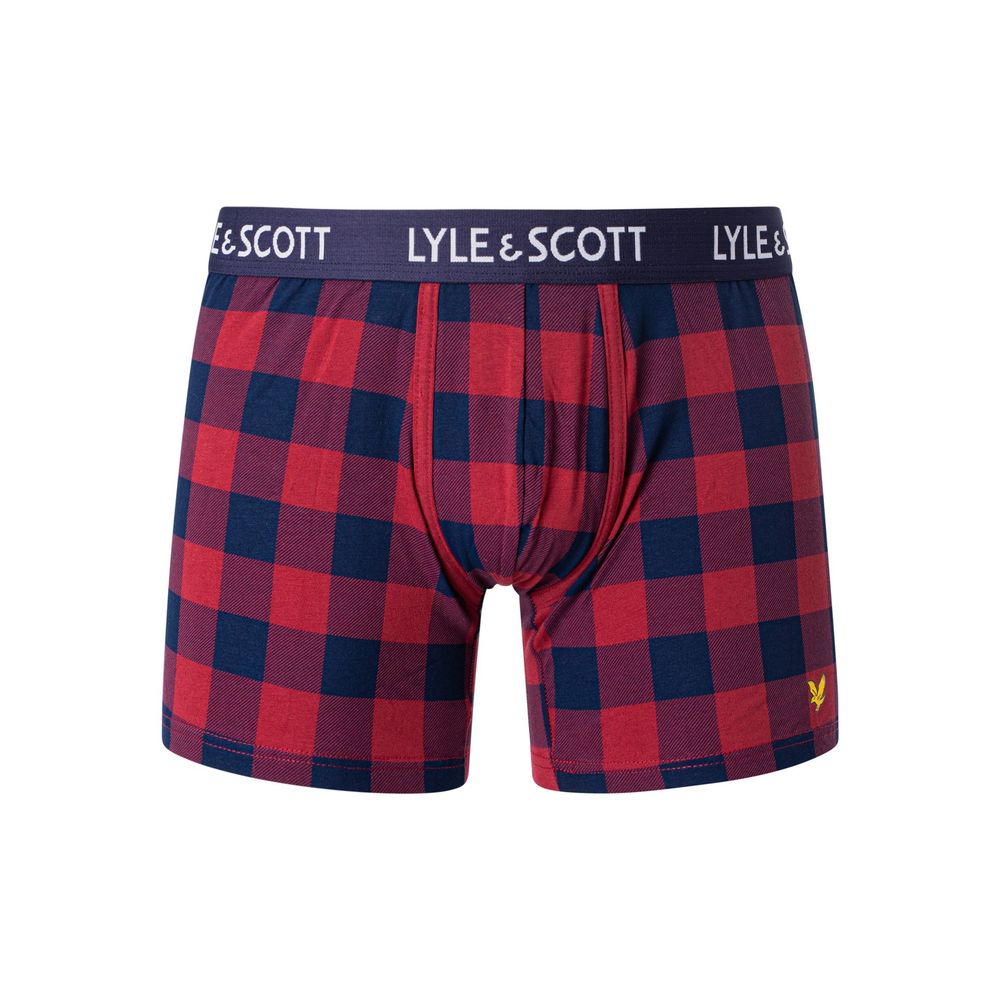 Boxer en coton bordeaux Lyle &amp; Scott