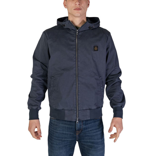 Refrigiwear Blue Cotton Jackets & Coat by Refrigiwear