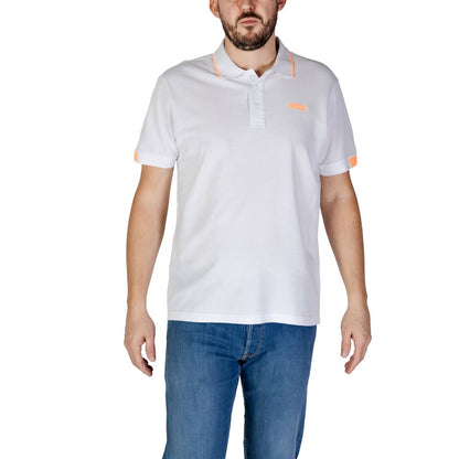 Polo en coton blanc Refrigiwear