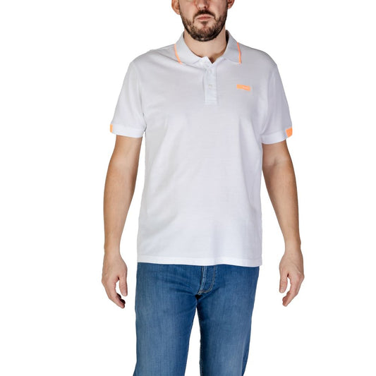 Polo en coton blanc Refrigiwear