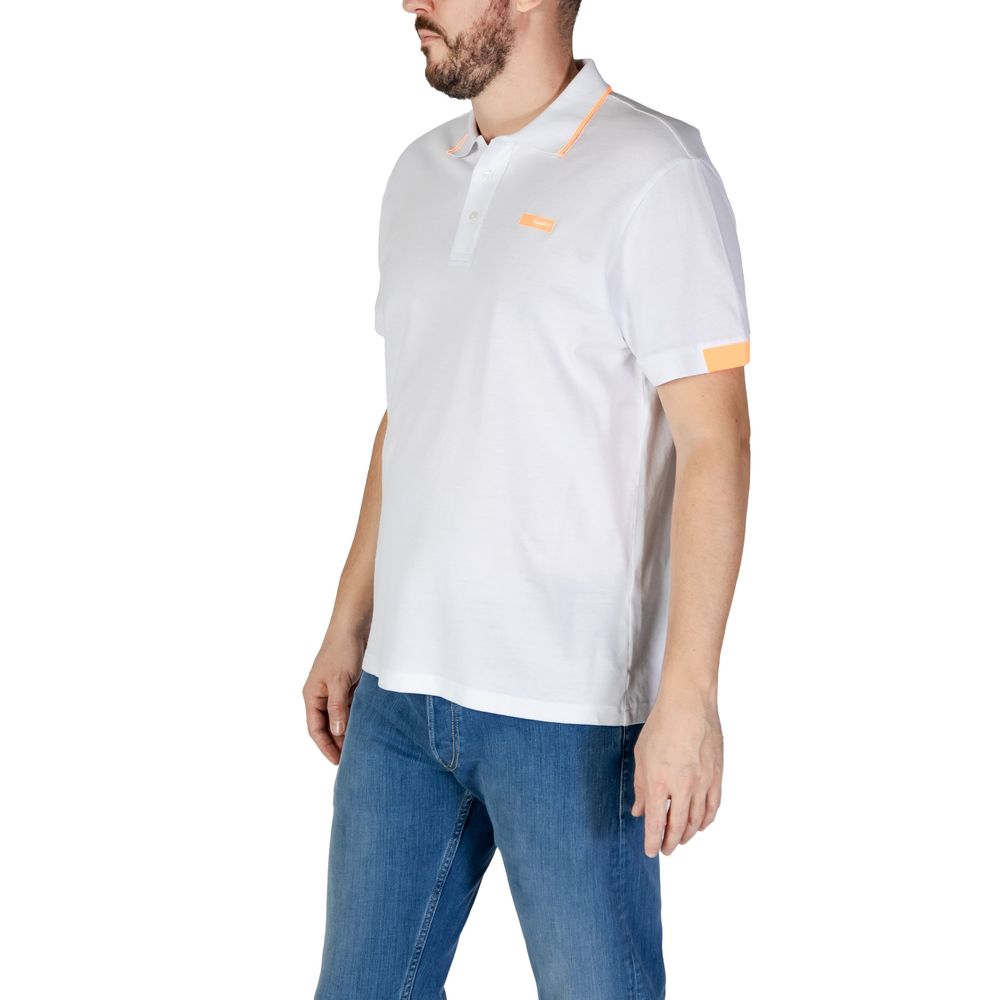 Polo en coton blanc Refrigiwear