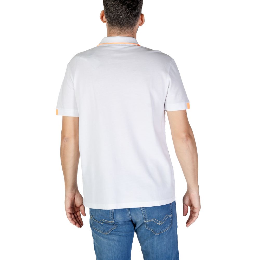 Polo en coton blanc Refrigiwear