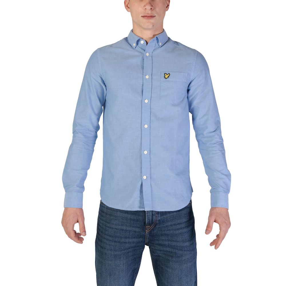Lyle & Scott Blue Organic Cotton Shirt by Lyle & Scott
