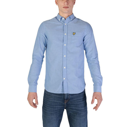 Lyle & Scott Blue Organic Cotton Shirt by Lyle & Scott