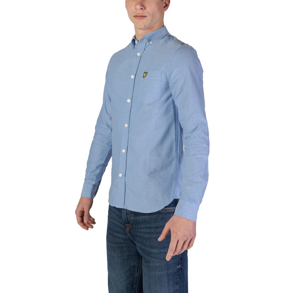 Lyle & Scott Blue Organic Cotton Shirt by Lyle & Scott