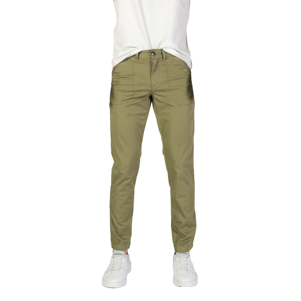 Refrigiwear Green Cotton Pant by Refrigiwear