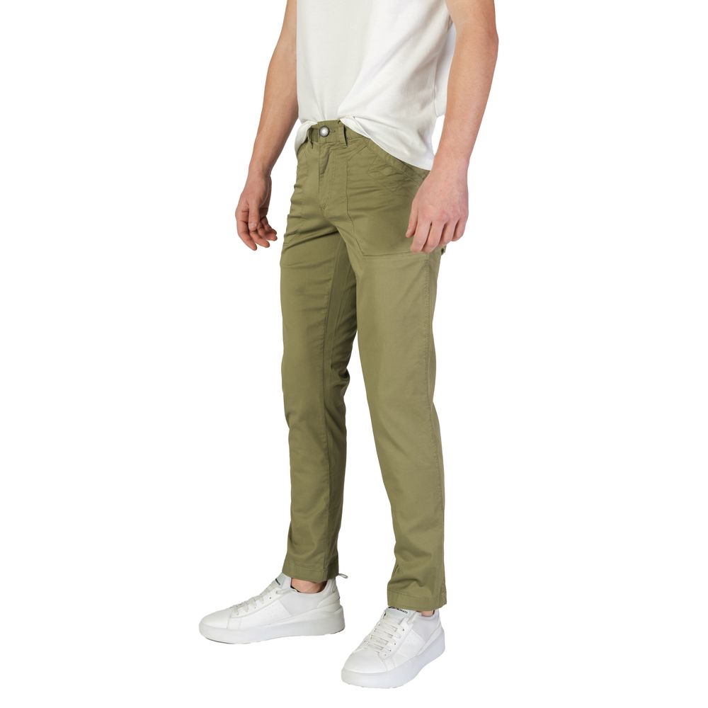 Refrigiwear Green Cotton Pant by Refrigiwear