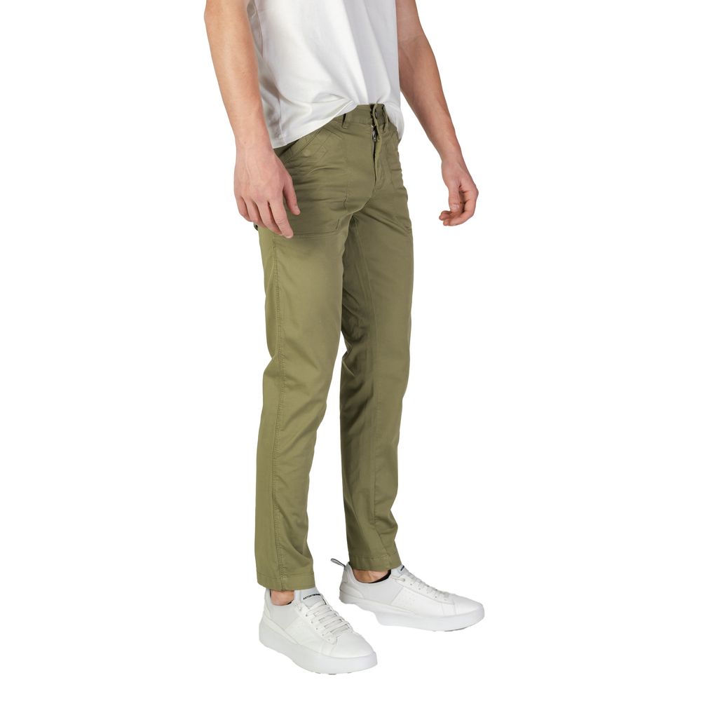 Refrigiwear Green Cotton Pant by Refrigiwear
