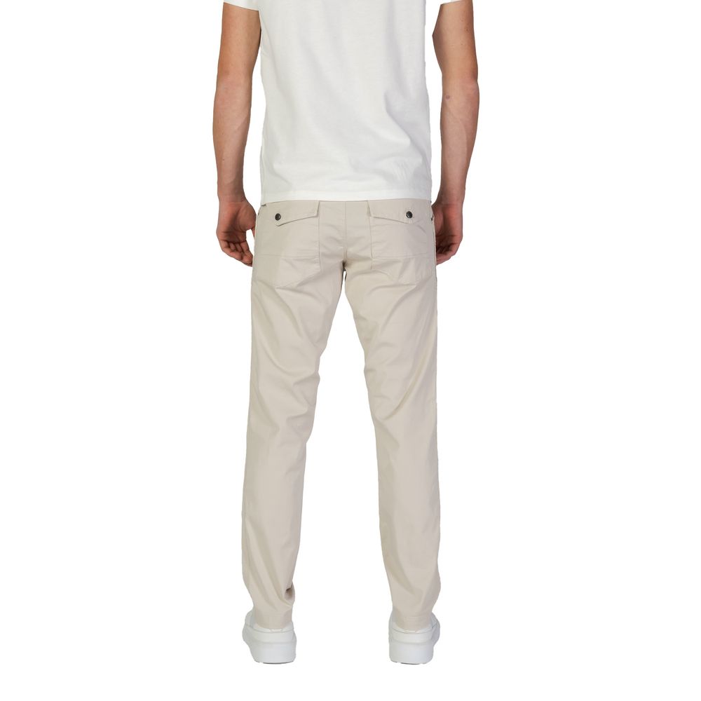 Refrigiwear Beige Cotton Pant by Refrigiwear
