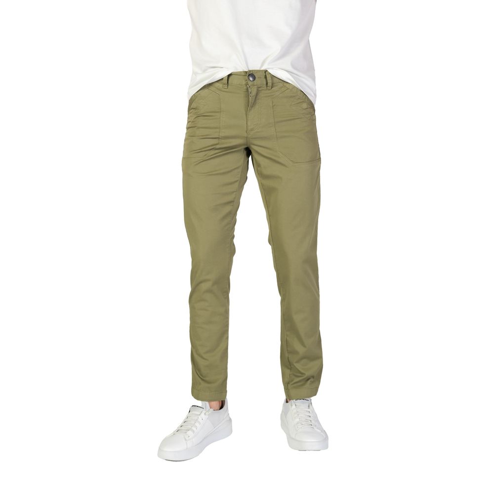 Refrigiwear Green Cotton Pant by Refrigiwear