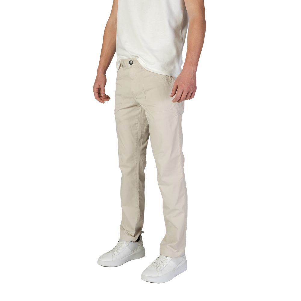 Refrigiwear Beige Cotton Pant by Refrigiwear