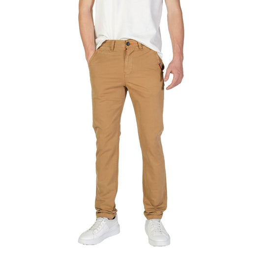 Superdry Beige Cotton Skinny Pant by Superdry