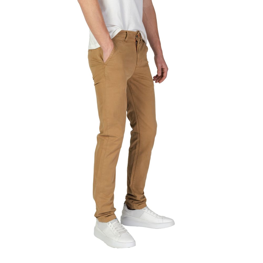 Superdry Beige Cotton Skinny Pant by Superdry