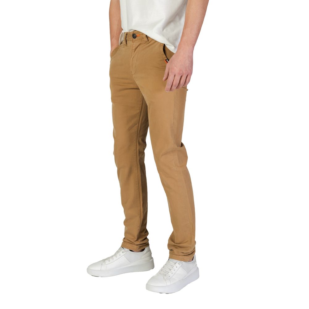 Superdry Beige Cotton Skinny Pant by Superdry