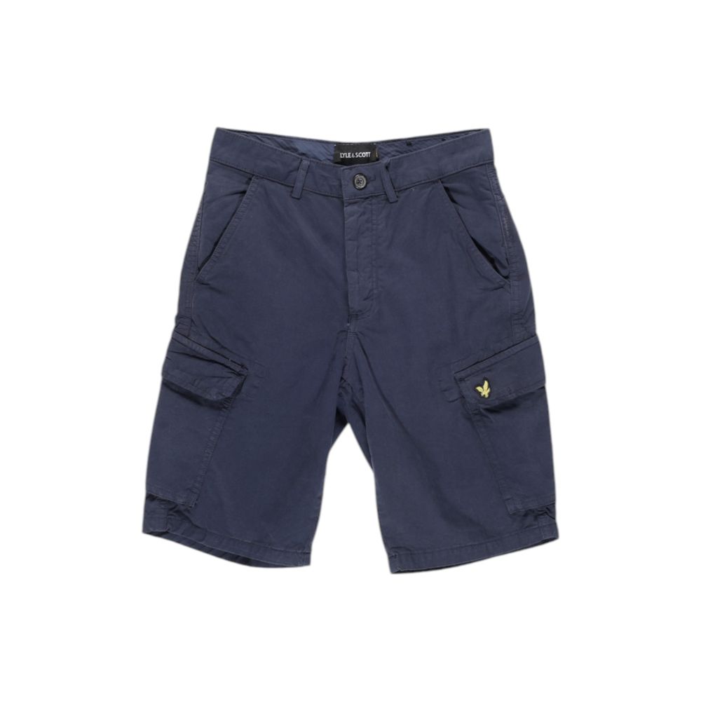 Lyle &amp; Scott Blue Cotton Bermudas
