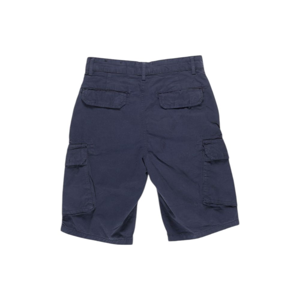 Lyle &amp; Scott Blue Cotton Bermudas