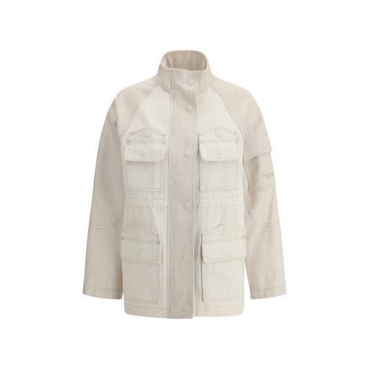 Veste aviateur en jean Fendi