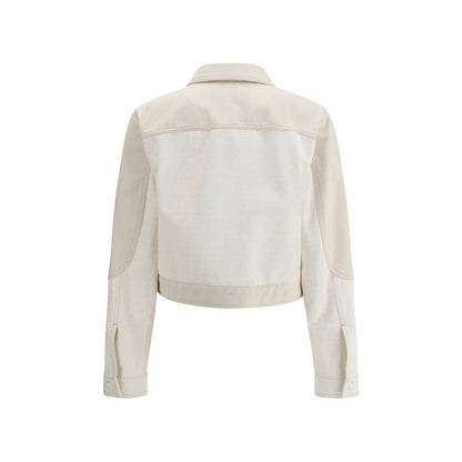 Veste en jean Fendi à imprimé FF