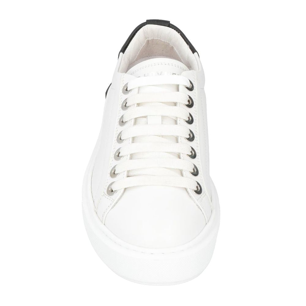 Les Hommes White Calfskin Men Sneaker by Les Hommes