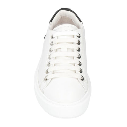 Les Hommes White Calfskin Men Sneaker by Les Hommes