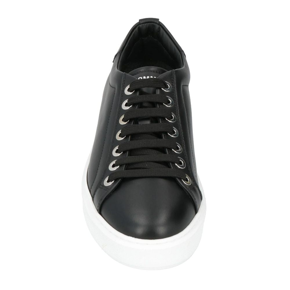 Les Hommes Black Calfskin Men Sneaker by Les Hommes