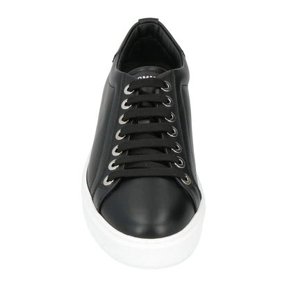 Les Hommes Black Calfskin Men Sneaker by Les Hommes