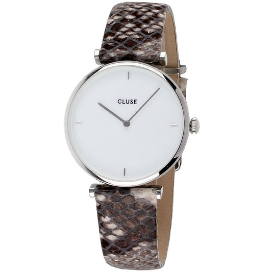 Montre Cluse en cuir beige