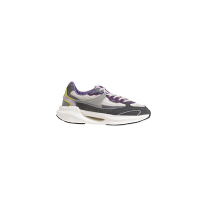 D.A.T.E Gray Fabric Sneaker by D.A.T.E