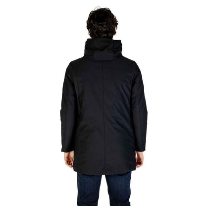 Hydra Clothing Black Nylon Jackets & Coat