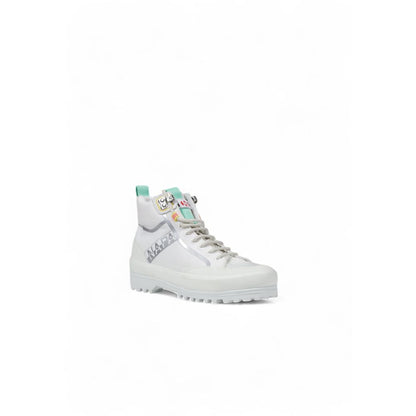 Superga White Fabric Sneaker by Superga