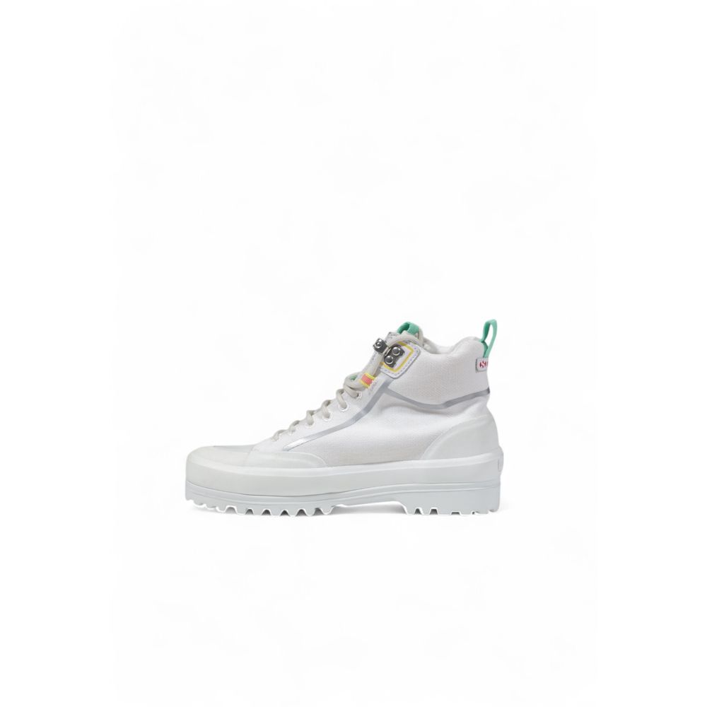 Superga White Fabric Sneaker by Superga