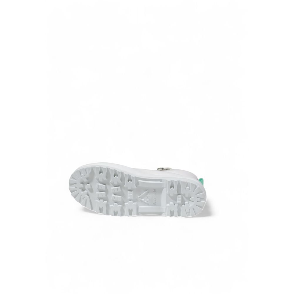 Superga White Fabric Sneaker by Superga
