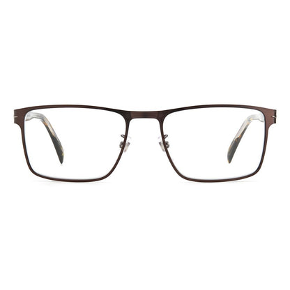 Montures en métal marron David Beckham