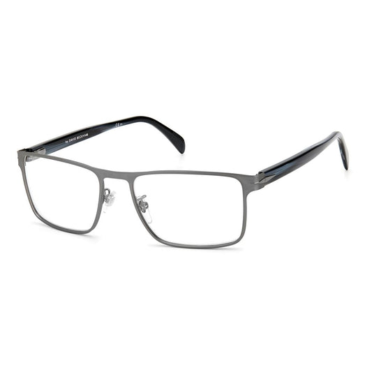 Montures en métal gris David Beckham
