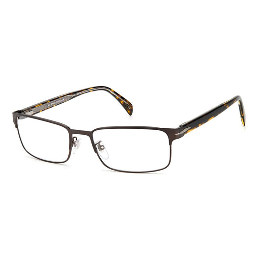 Montures en métal marron David Beckham