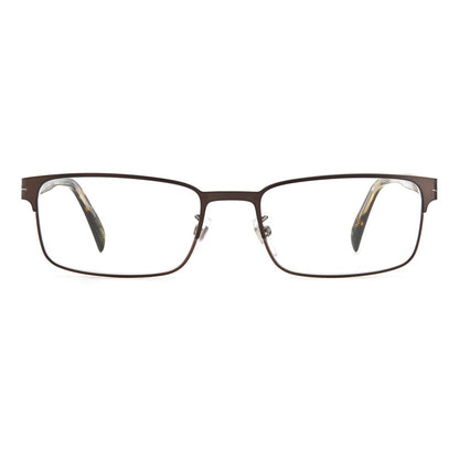 Montures en métal marron David Beckham