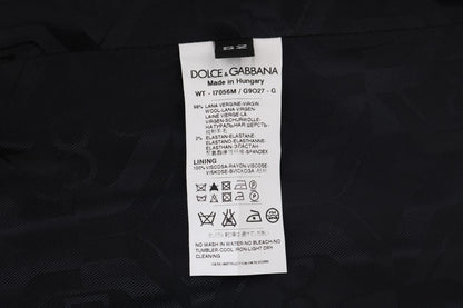 Dolce &amp; Gabbana Gray Wool Stretch Cardigan