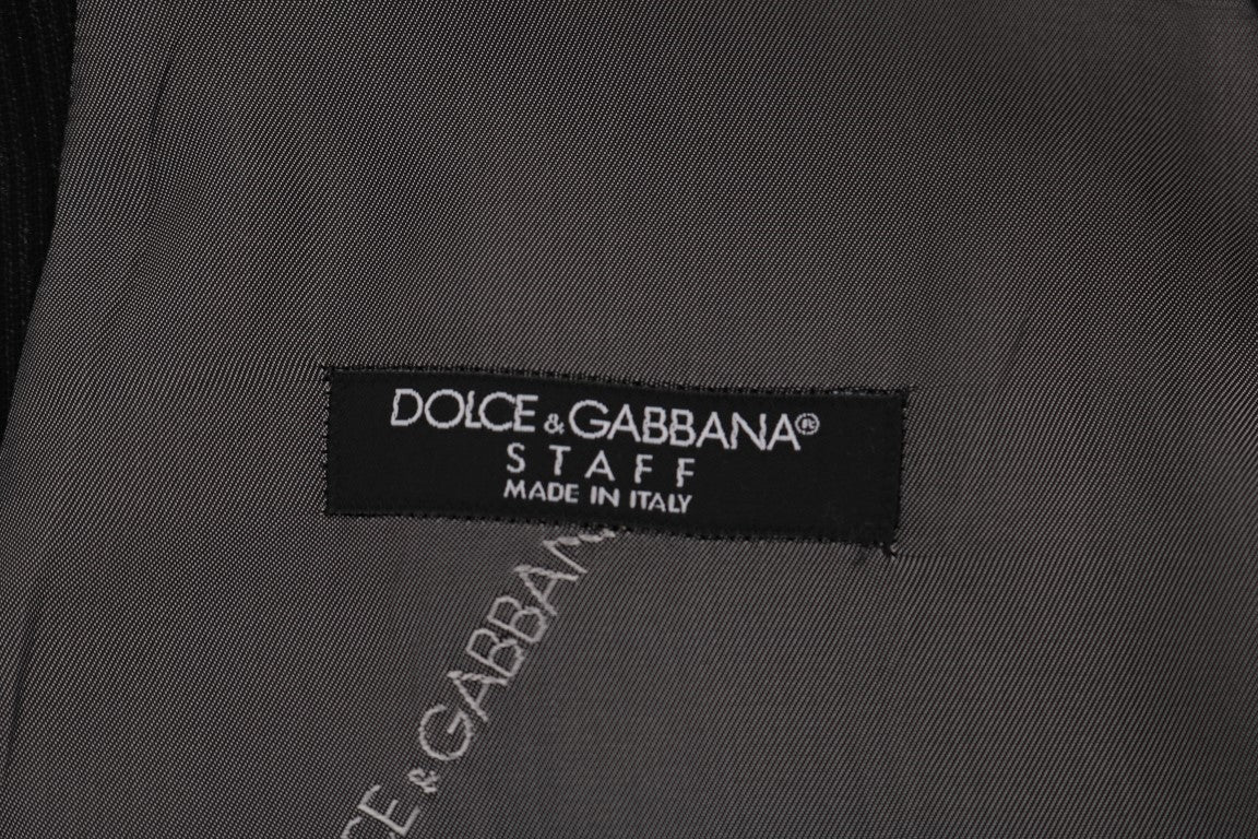 Dolce &amp; Gabbana Élégant Gilet Cardigan Rayé