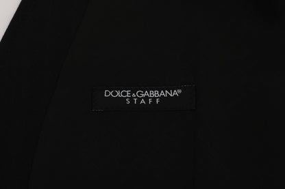 Dolce &amp; Gabbana élégant gilet en laine mélangée à rayures