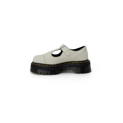 Dr. Martens Green Suede Leather Platform